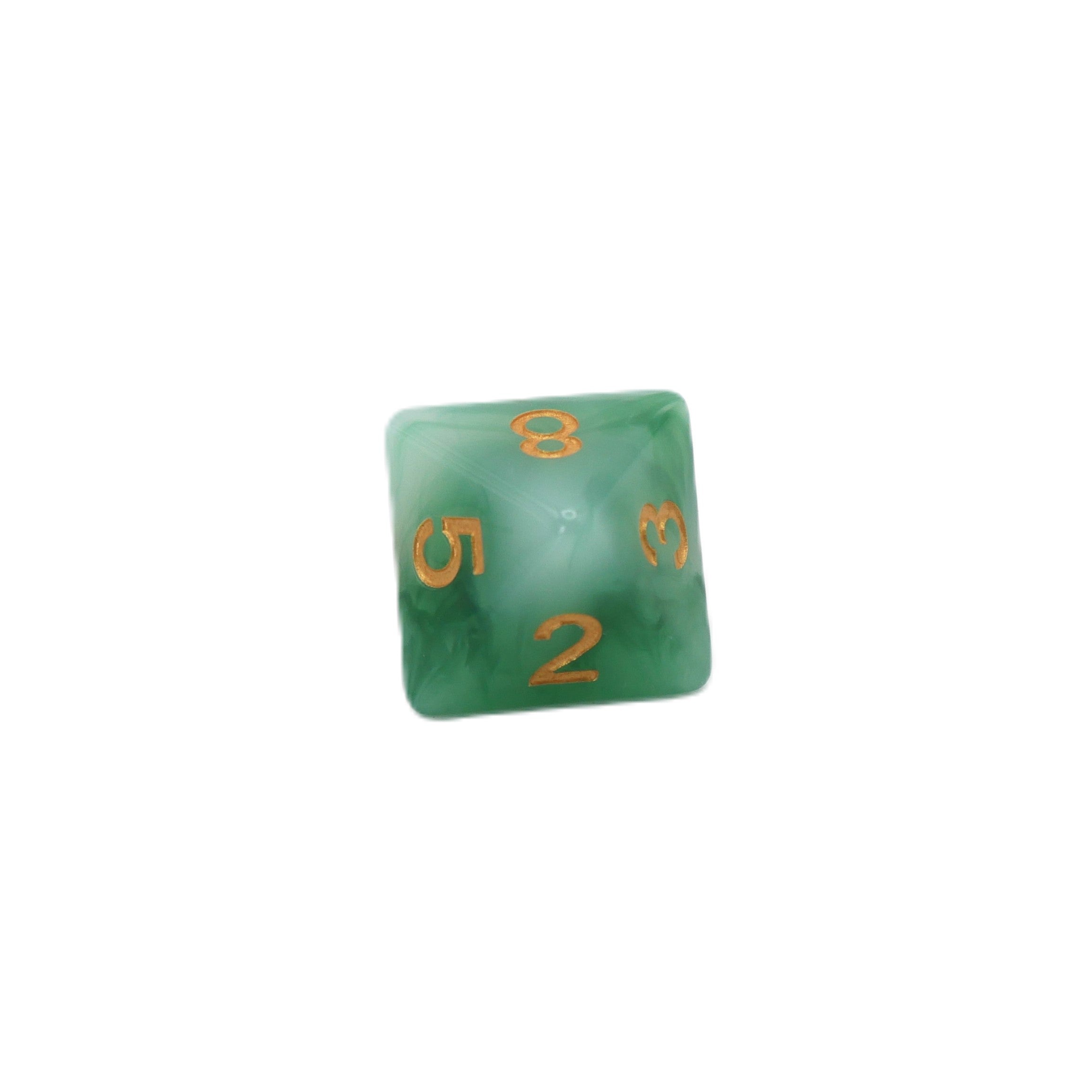 Greener Pastures - 7 Piece DnD Dice Set | Acrylic RPG Gaming Dice
