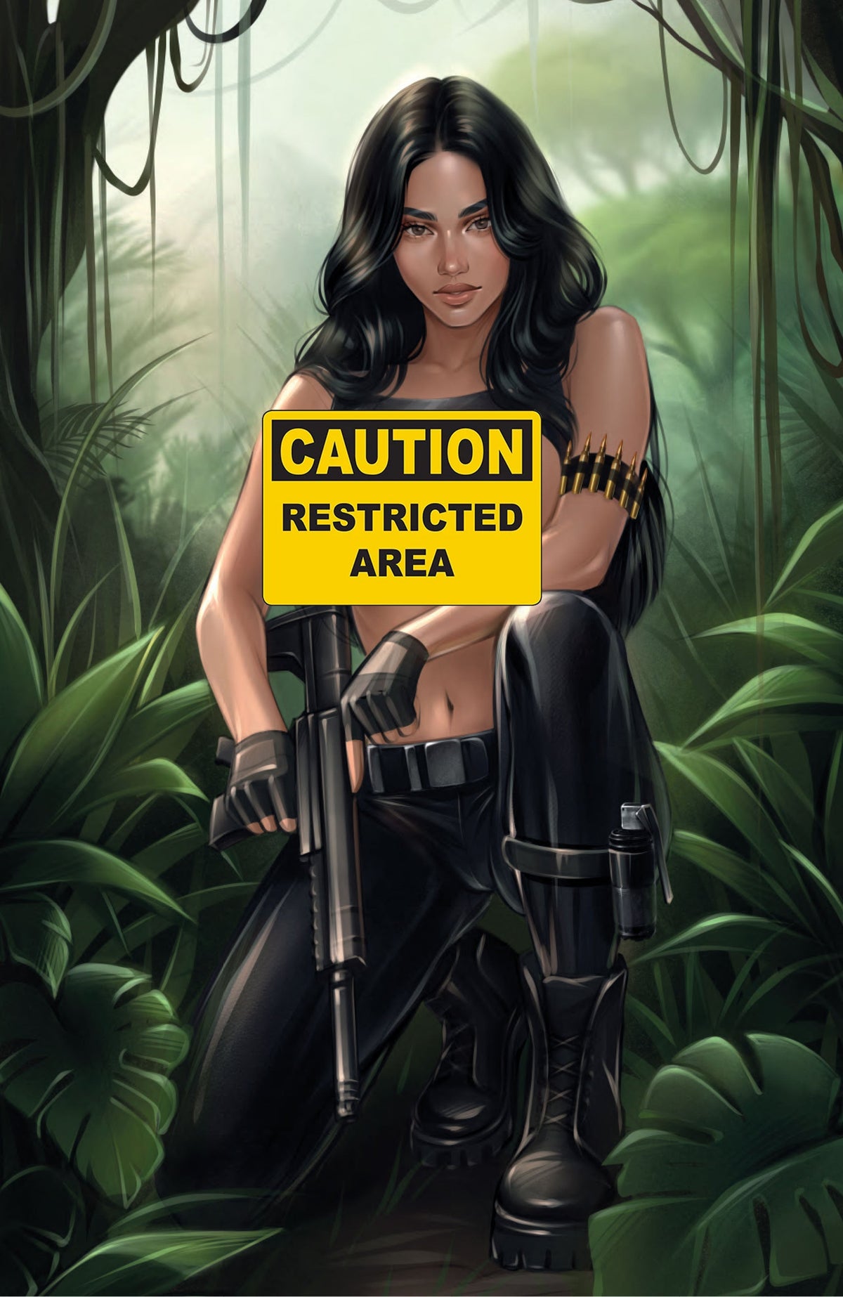 Gun Honey #2 PILNIKOVA ART HeroesCon Exclusive RISQUE Virgin Variant