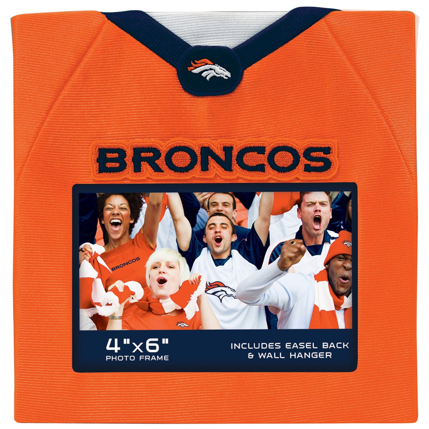 Denver Broncos Uniformed Frame