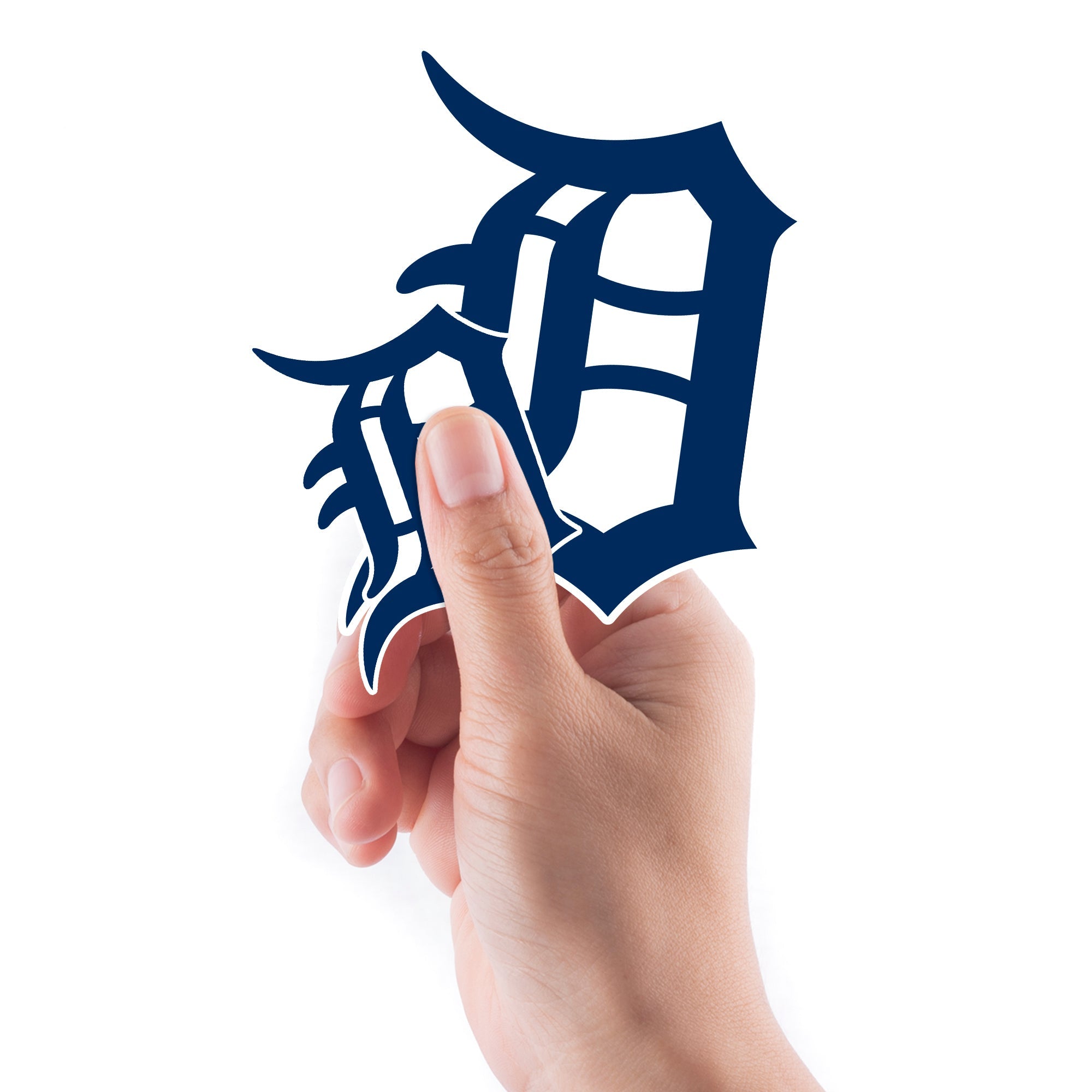 Detroit Tigers - 5 Logo Minis (Mixed Sizes) - Official MLB - Reusable Vinyl Decals