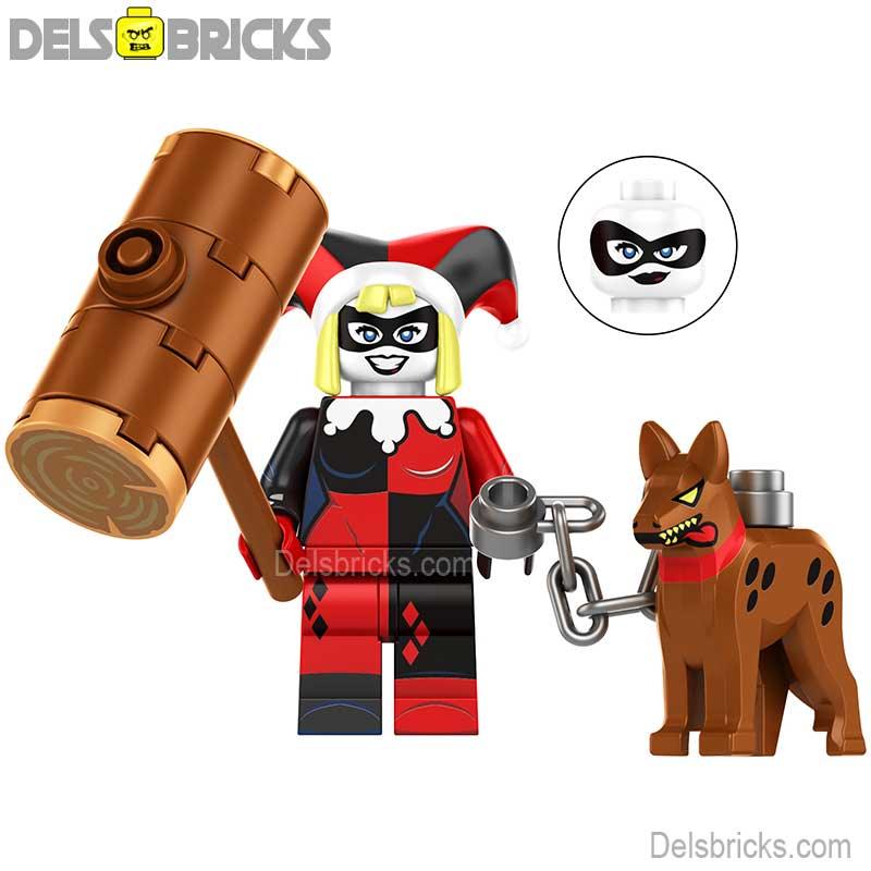 Harley Quinn Batman Animated Series Lego Minifigures Custom Toys 1