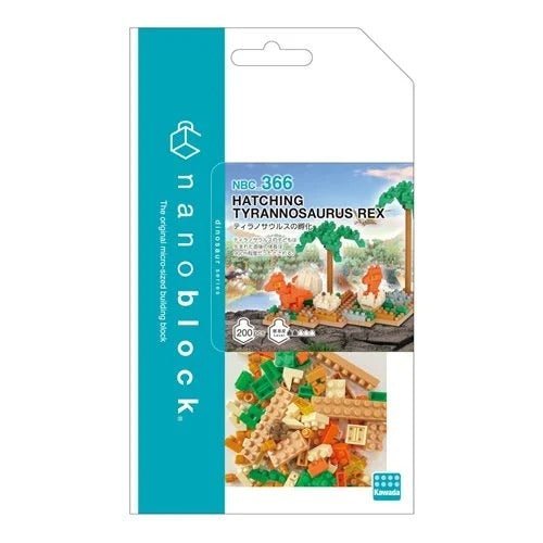 Hatching Tyrannosaurus Rex Dinosaur Nanoblock Constructible Figure