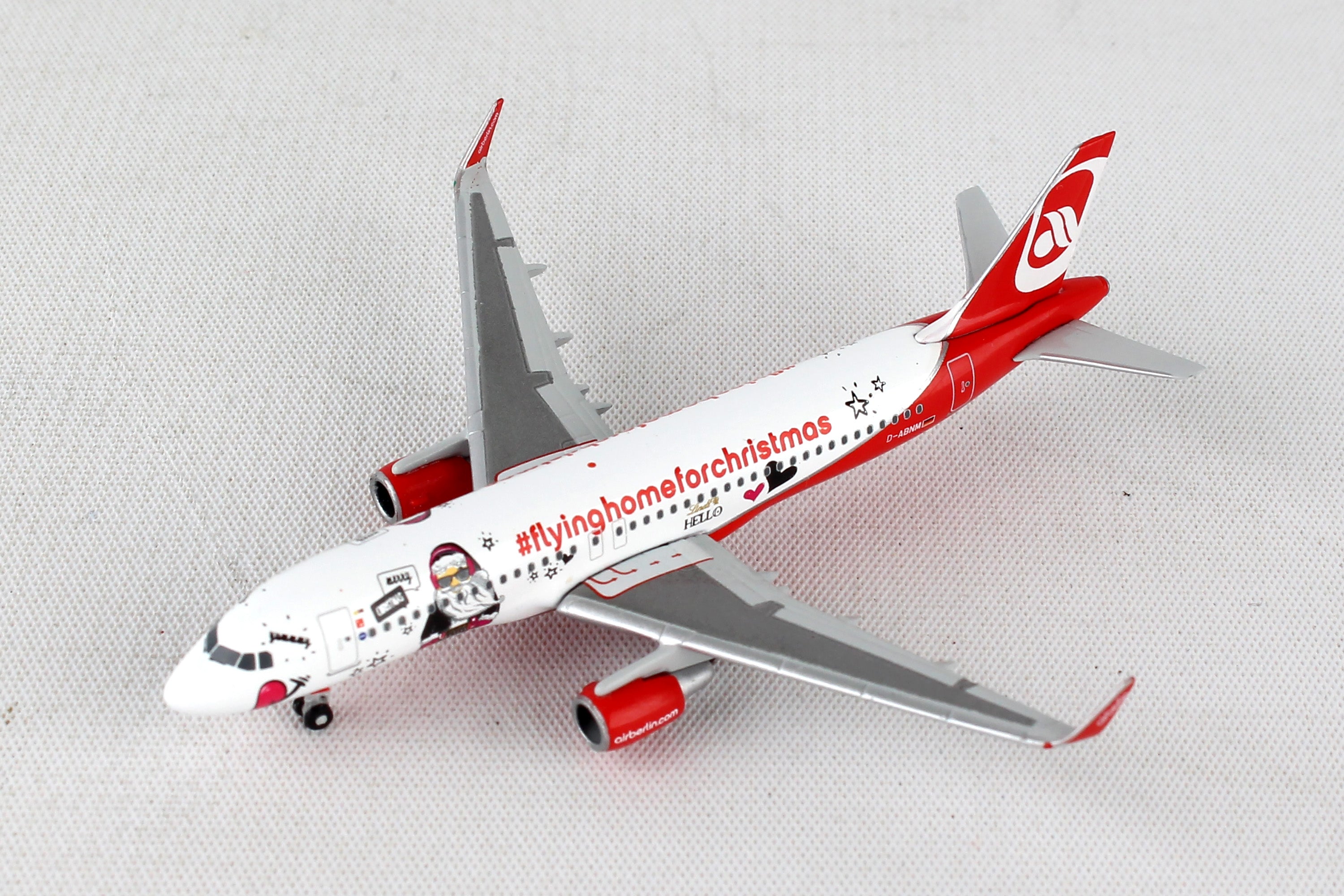 Herpa Wings HE529709 Air Berlin A320 1/500 Lindt Christmas