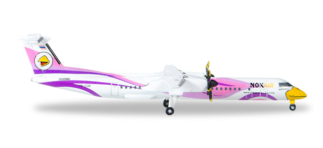 Herpa Wings HE529808 Nok Air Q400 1/500 Nok Kao Naew Reg#Hs-Dqb
