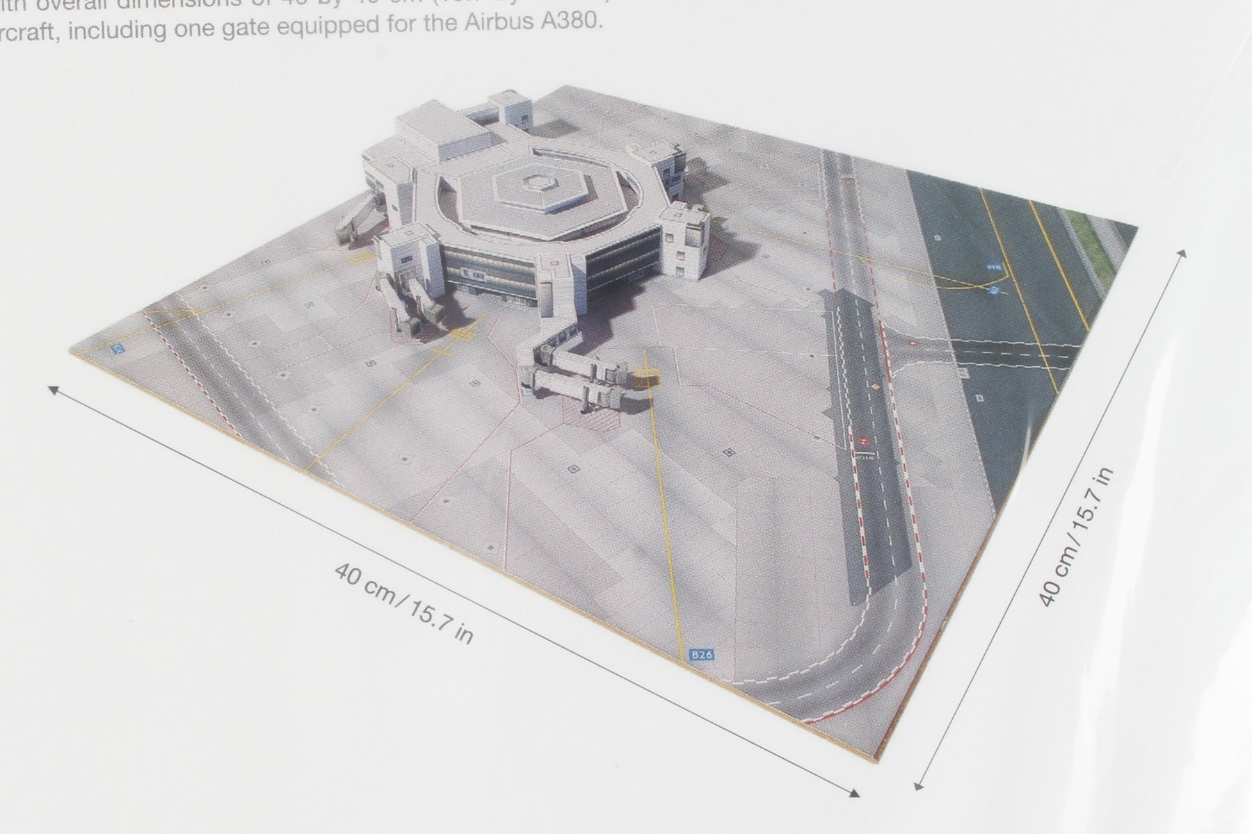 Herpa Wings HE534734 Frankfurt Airport Terminal 1 1/500