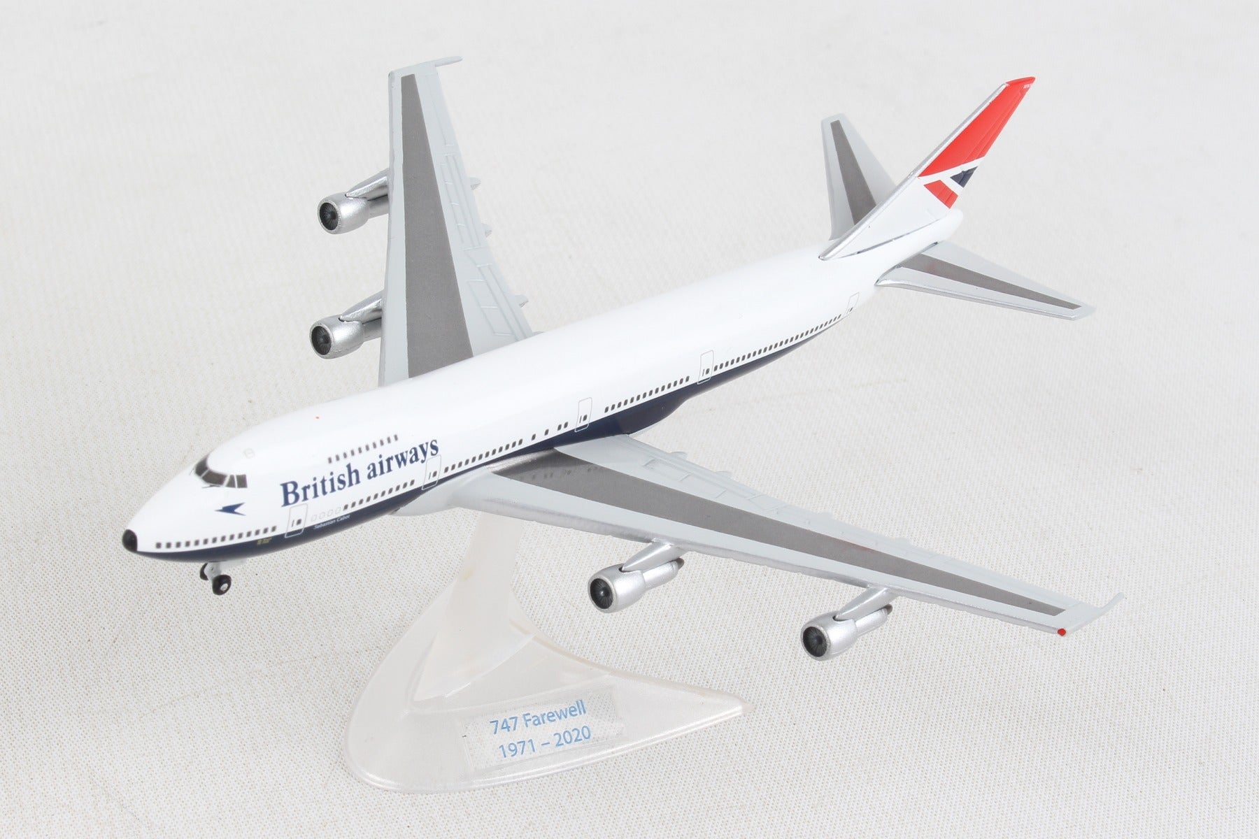 Herpa Wings HE534857 British 747-100 1/500 747 Farewell