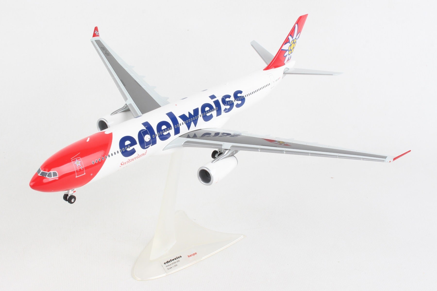 Herpa Wings HE558129 Edelweiss A330-300 1/200