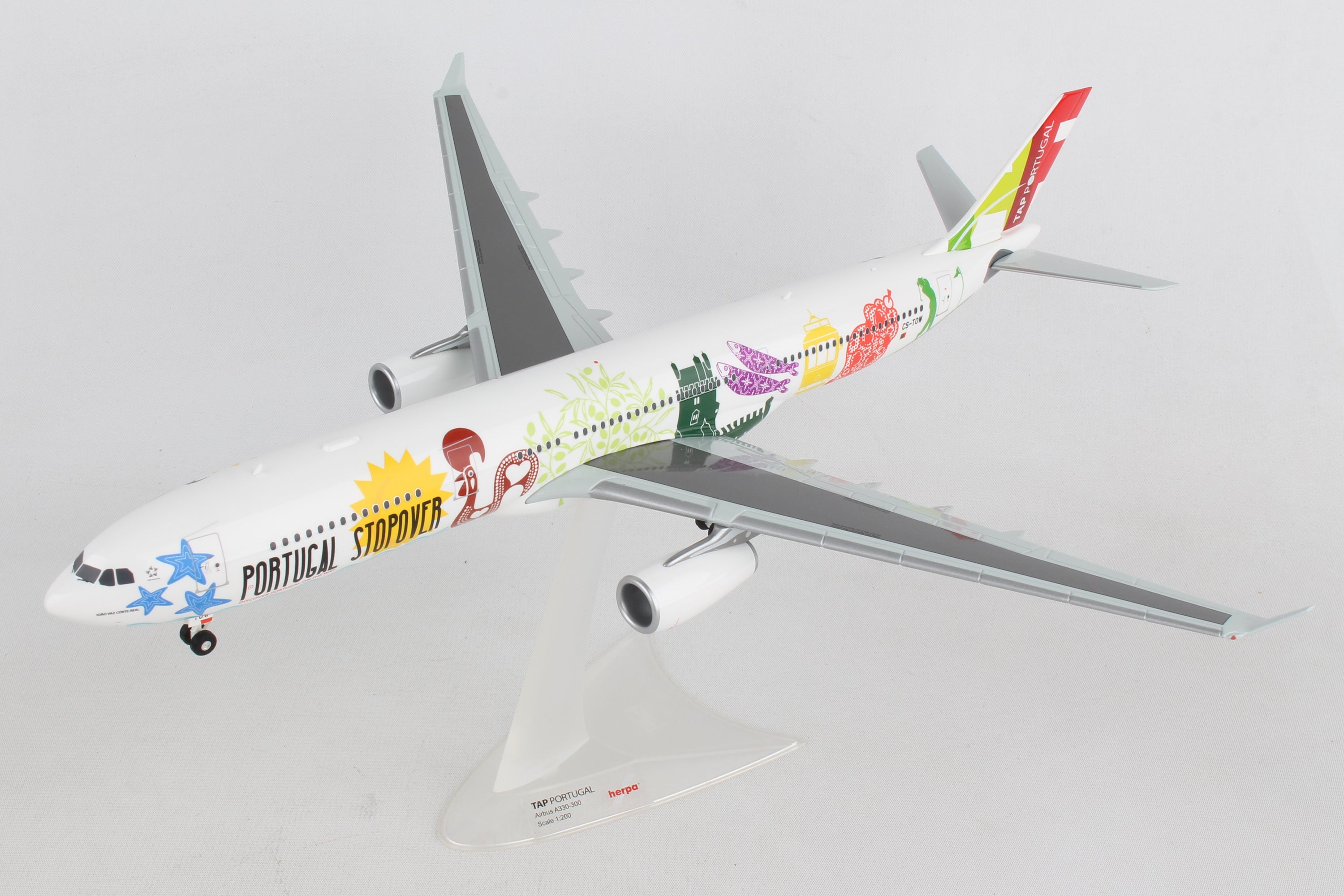 Herpa Wings HE558945 Tap A330-300 1/200 Portugal Stopover
