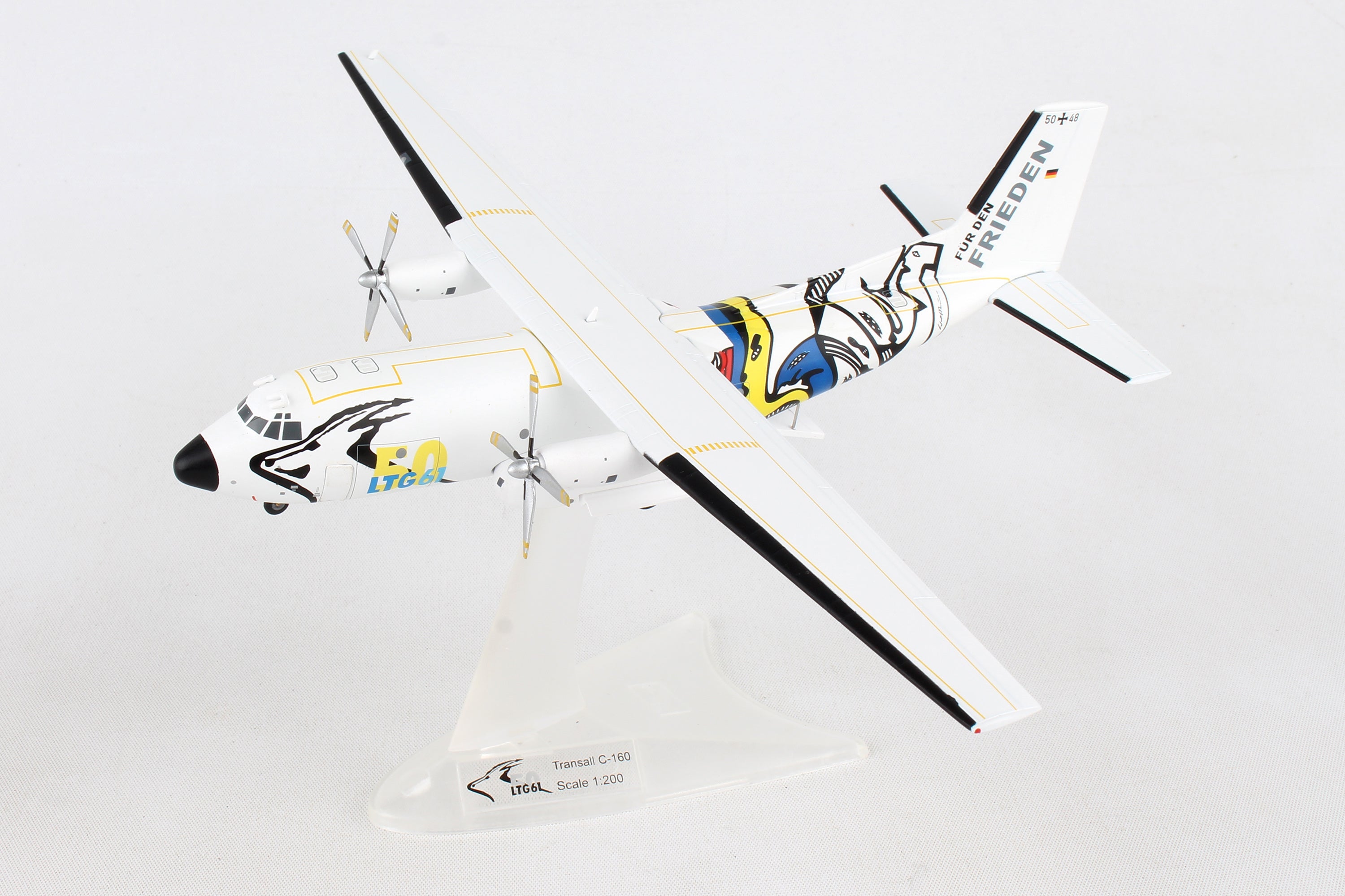 Herpa Wings HE559201 Lufthwaffe C-160 1/200 Ltg 71 50Th Anniv.