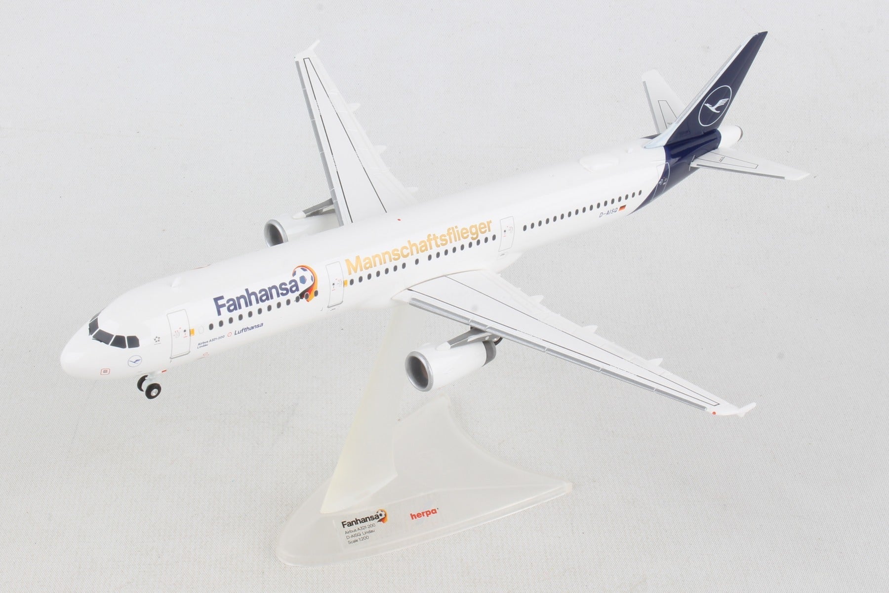 Herpa Wings HE559416 Lufthansa A321 1/200 Mannschafsflieger
