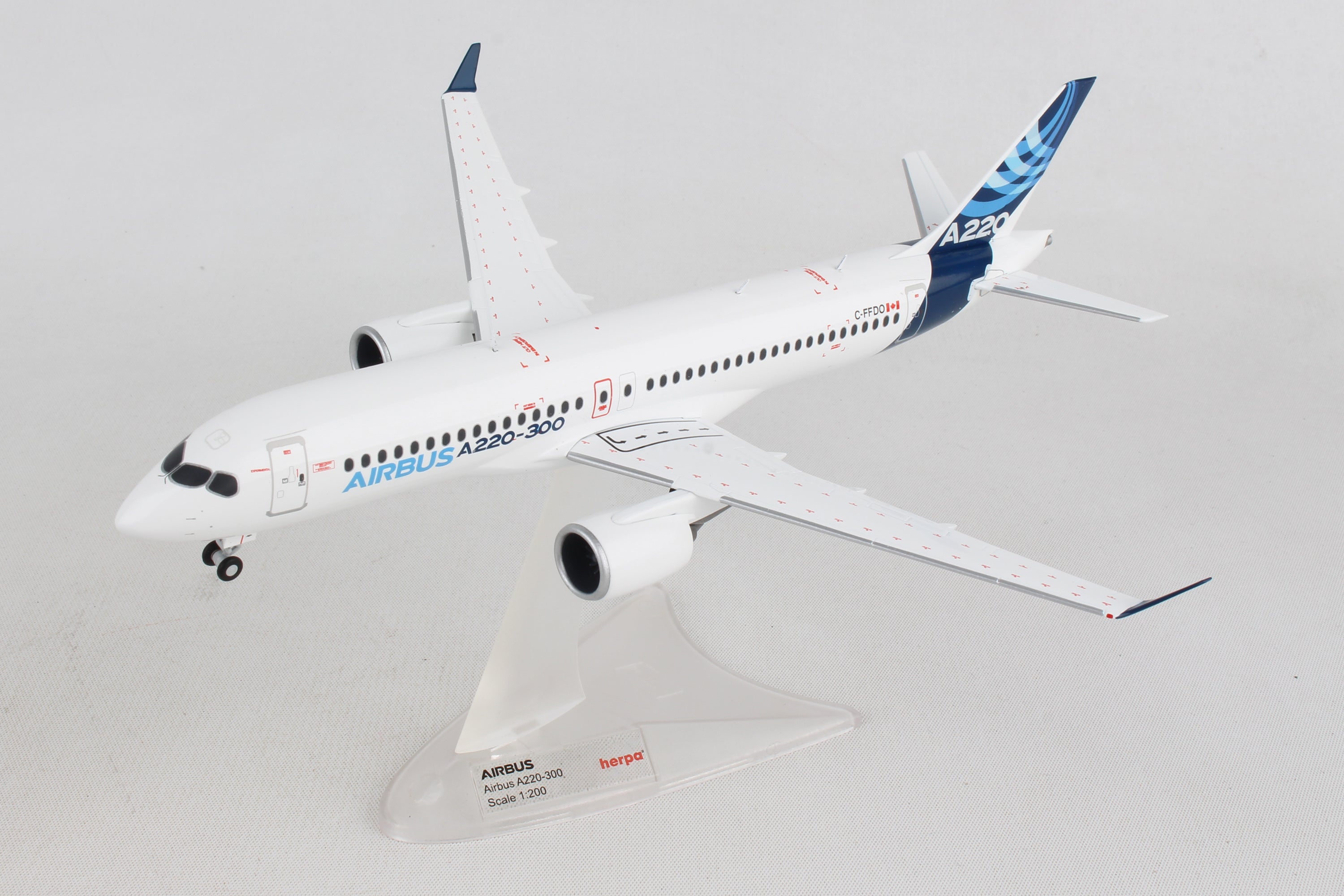 Herpa Wings HE559515 Airbus House A220-300 1/200