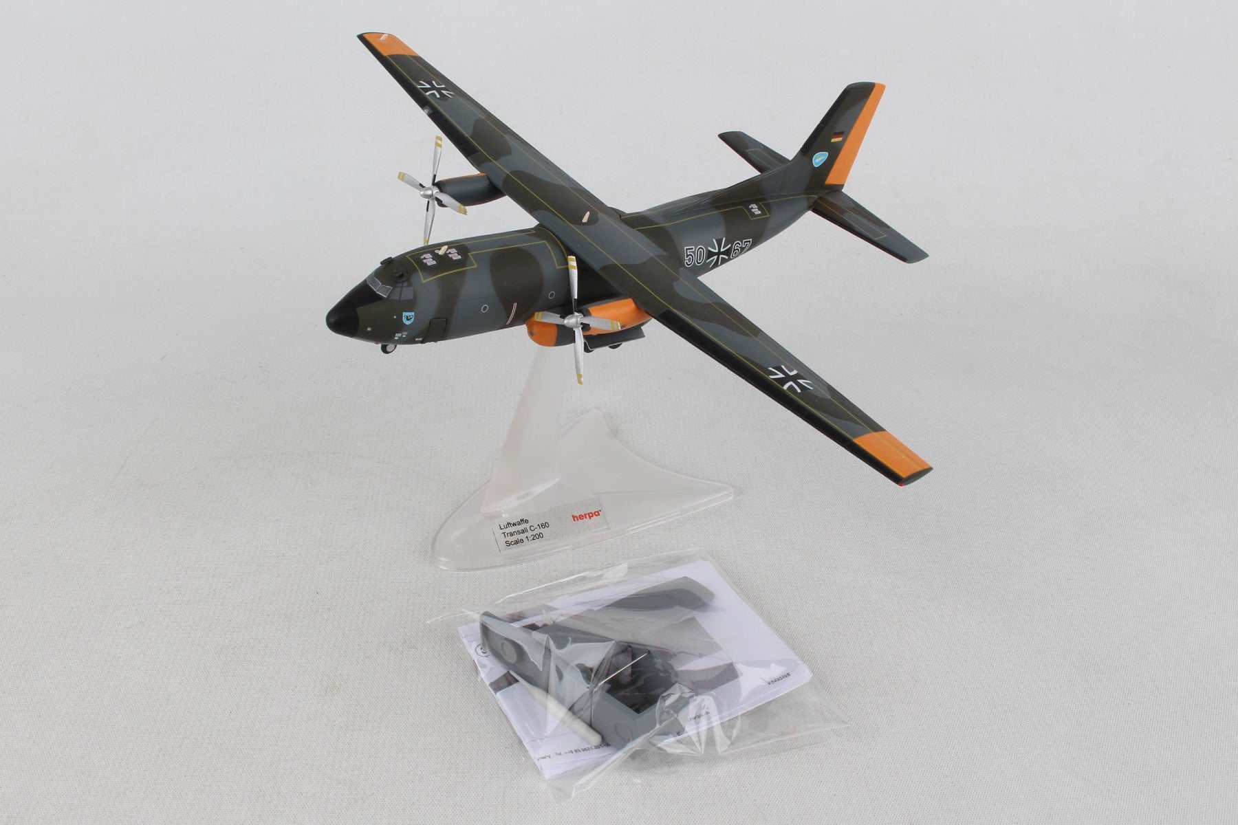Herpa Wings HE559560 Luftwaffe C-160 1/200 Ltg63 Hohn Afb Norm 72