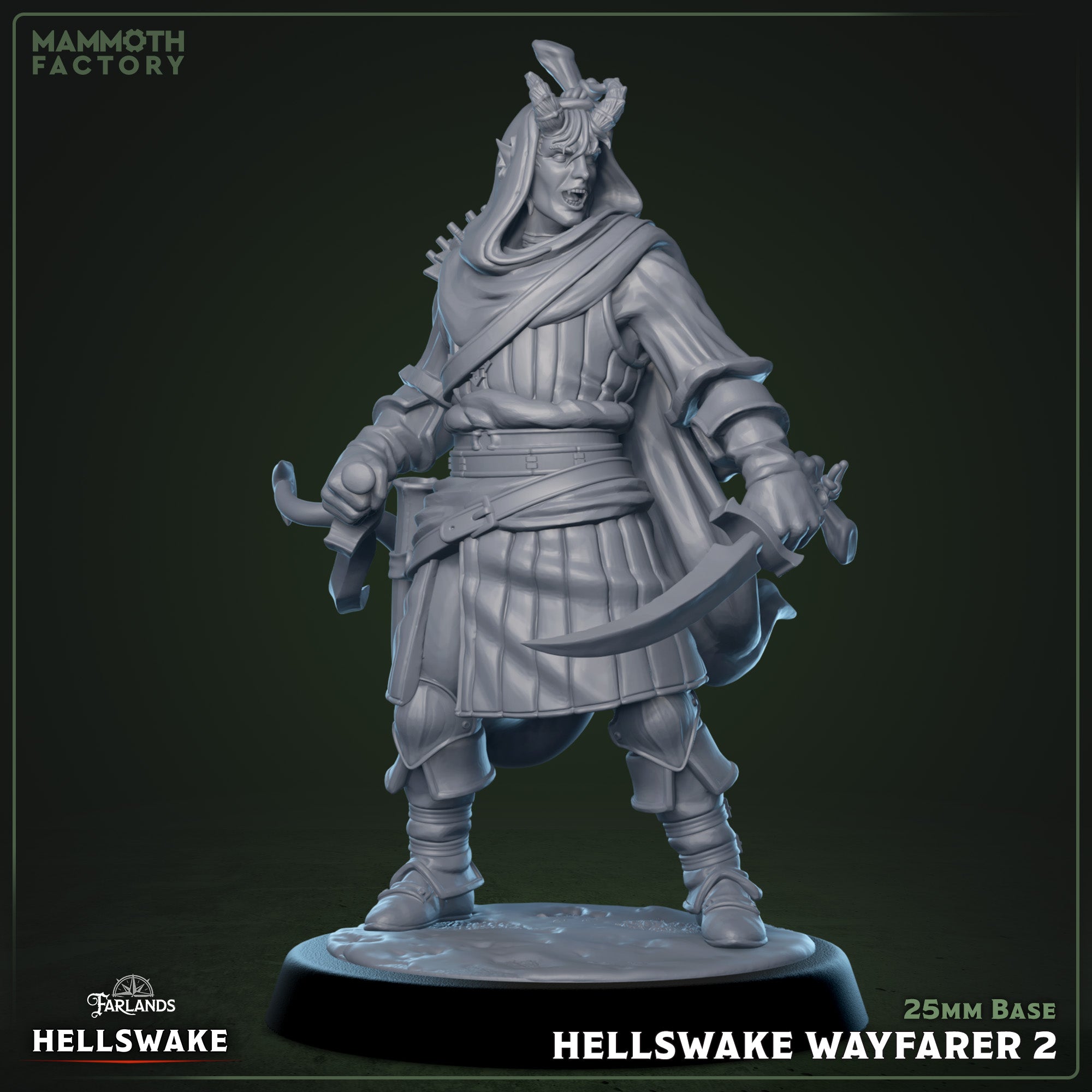 Hellswake Wayfarer: Sculpt 2 (Male Tiefling Rogue)