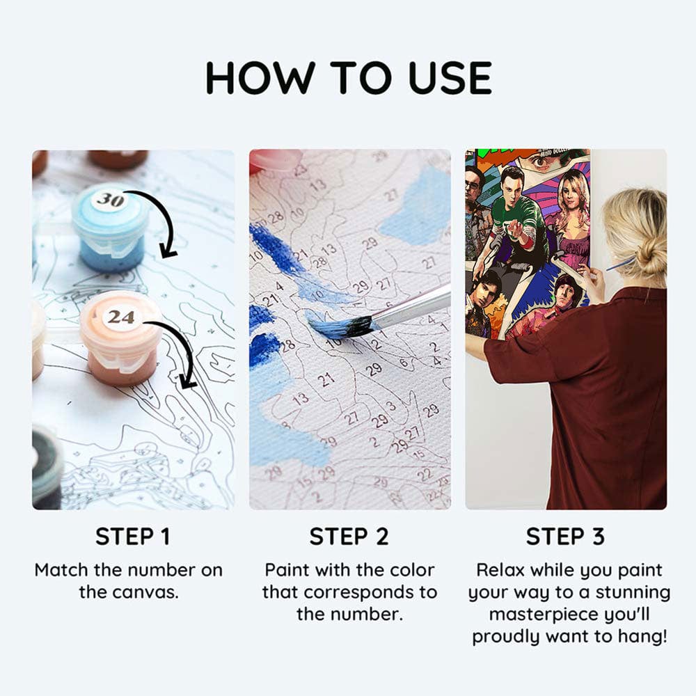 Bazinga! - Paint By Numbers Kit