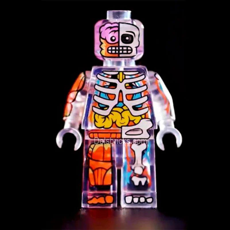 Human Body Transparent Visible Anatomy Man Lego Minifigures custom toys