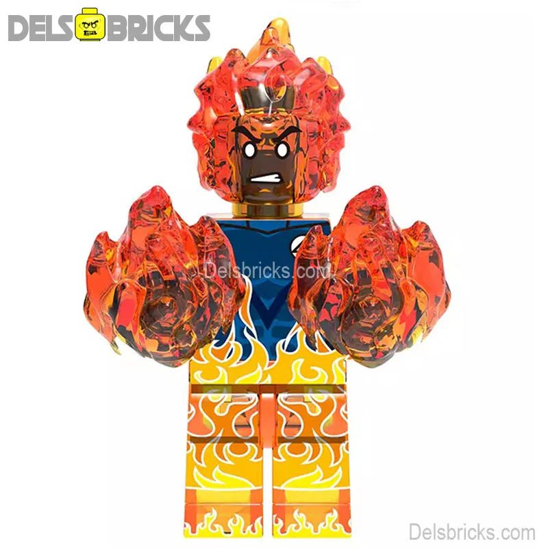 Human Torch from Fantastic Four Best Lego Minifigures Custom Toys