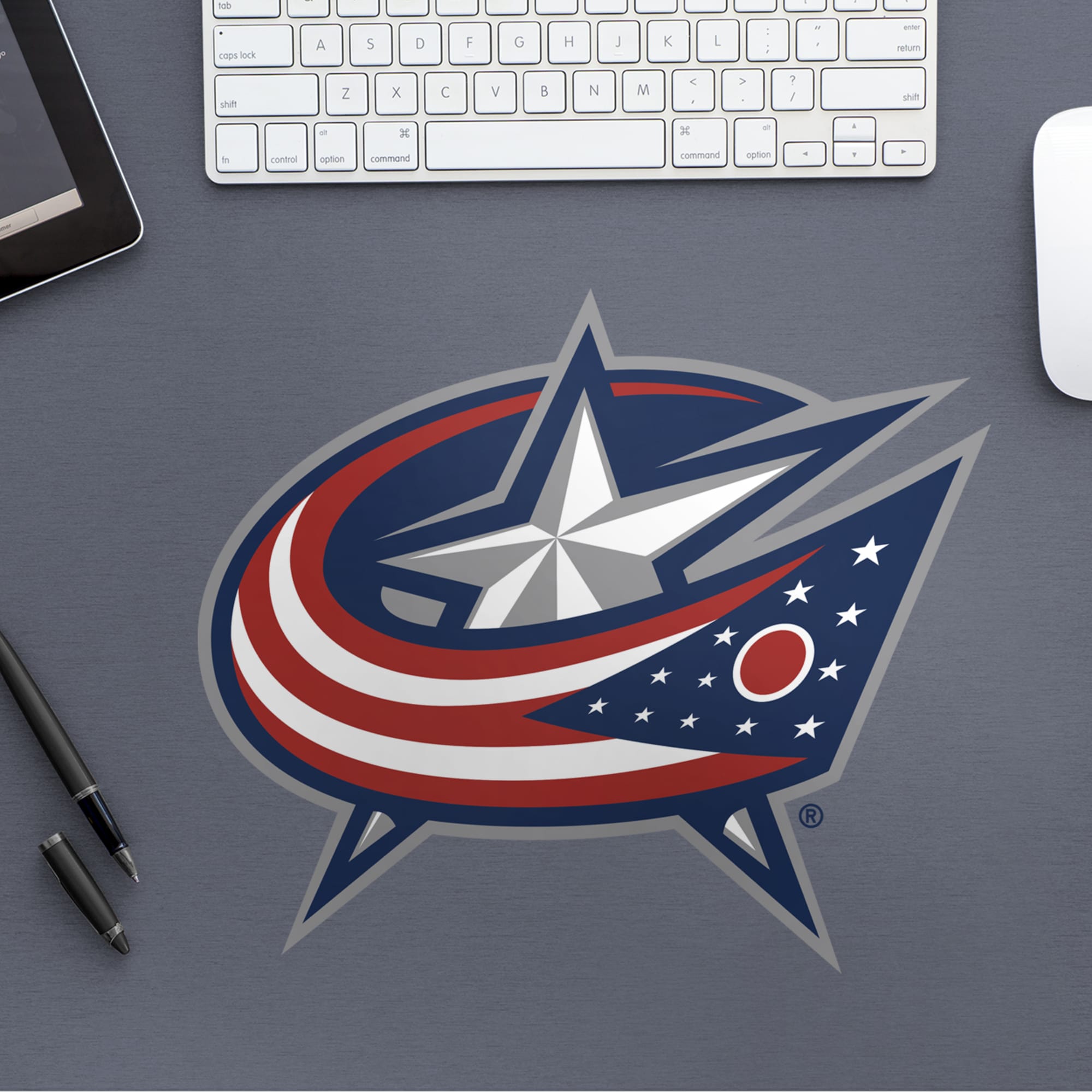 Columbus Blue Jackets - RealBig Logo Collection - Official NHL - Reusable Vinyl Wall Decals
