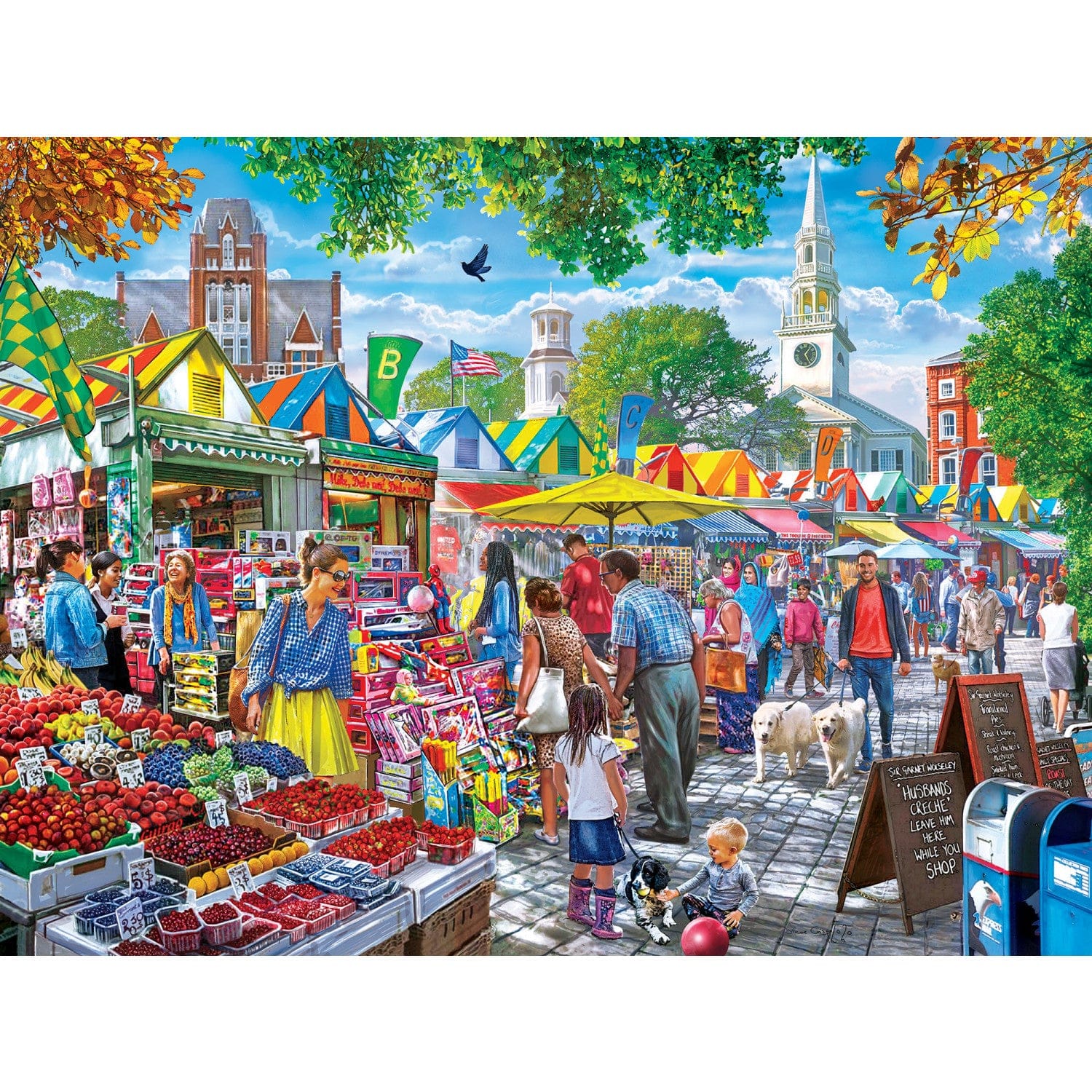 Market Day Afternoon 750 pc