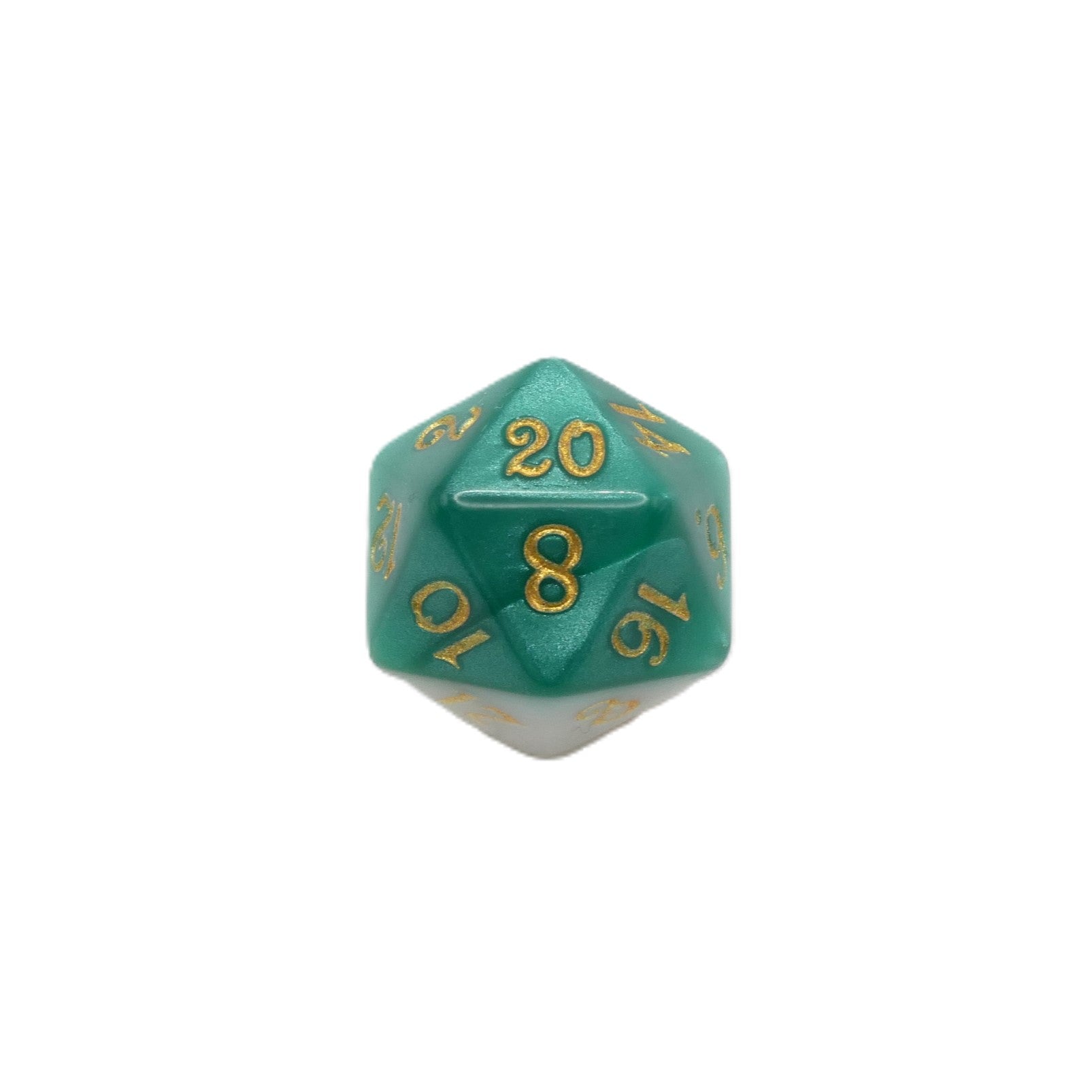 Two-Faced Iguana - 7 Piece DnD Dice Set | Acrylic RPG Gaming Dice