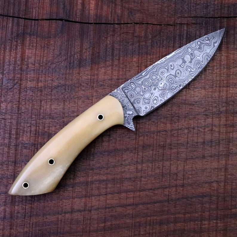 DAMASCUS SKINNING KNIFE