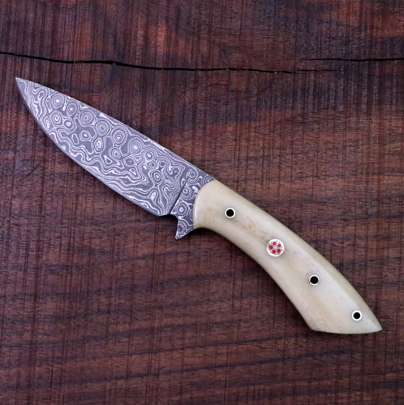 DAMASCUS SKINNING KNIFE