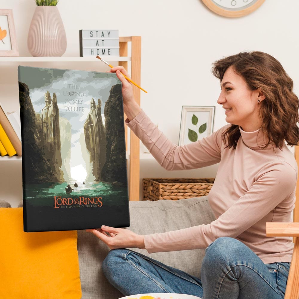 The Gates of Argonath - Paint By Numbers Kit