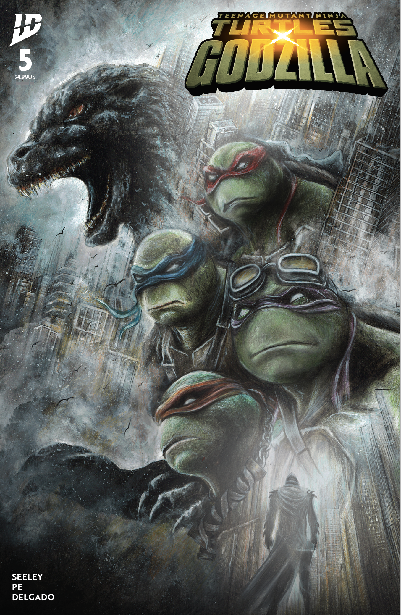 Teenage Mutant Ninja Turltes x Godzilla #5 Wil Shrike