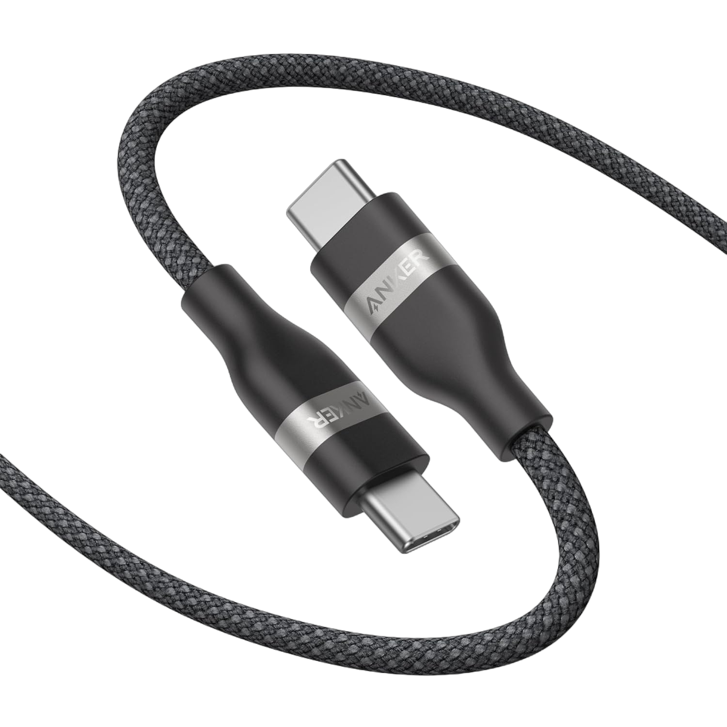 Anker USB-C to USB-C Cable (3 ft / 6 ft, 240W, Upcycled-Braided)