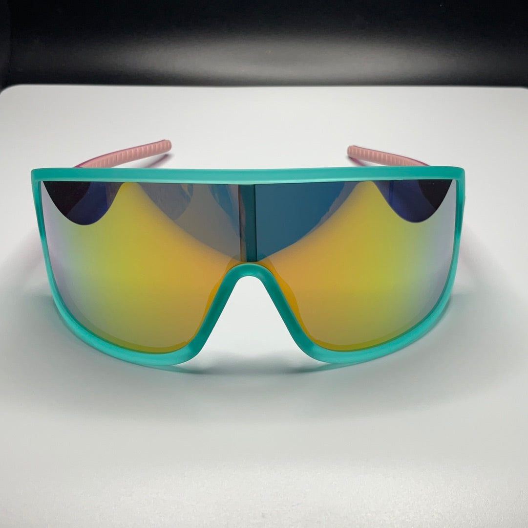 “Save A Bull, Ride A Rodeo Clown” Wrap Gs Polarized Sunglasses
