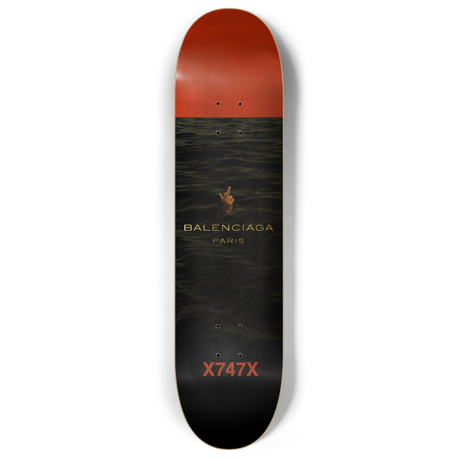 X747X BALENCIAGA LIKE DESIGN (GOLD FOIL)