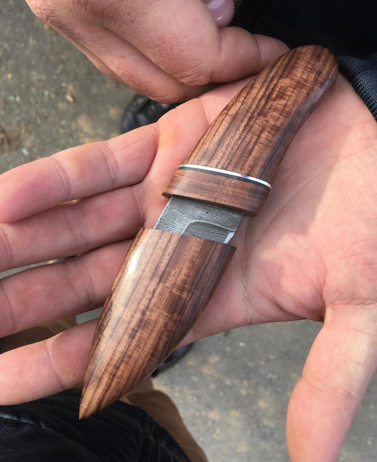 Damascus Blade EDC Knife