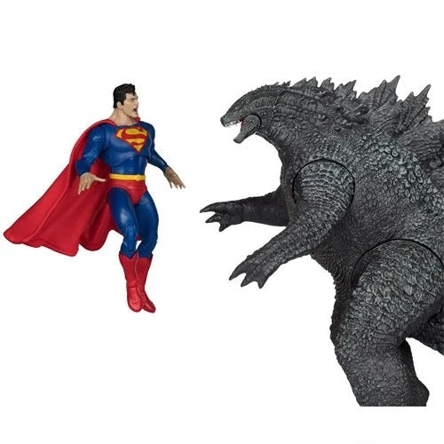 DC Multiverse Superman vs. Godzilla Megafig Justice League vs. Godzilla vs. Kong Action Figure 2-Pack