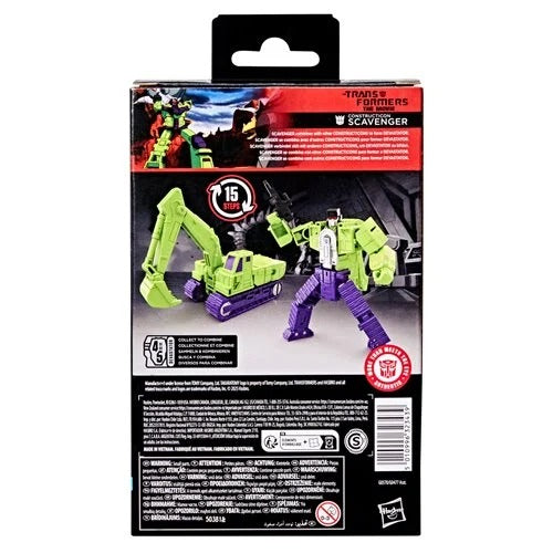 Transformers Studio Series 86 Deluxe Class The Transformers: The Movie Constructicon Scavenger