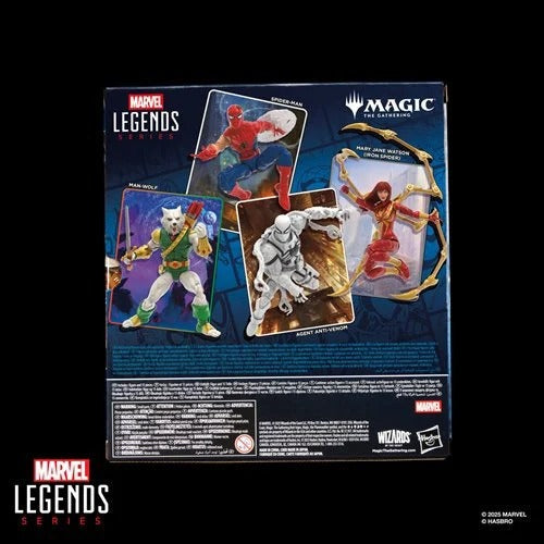 Spider-Man Marvel Legends Series Magic: The Gathering Agent Anti-Venom 6-Inch Action Figure and Card