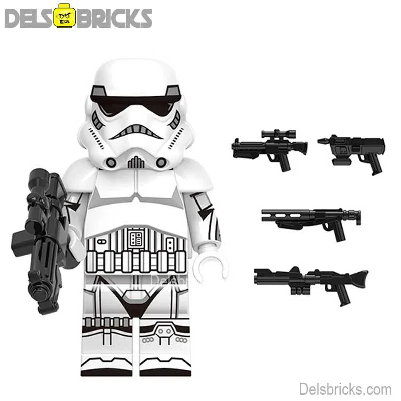 Imperial Stormtrooper & Blasters Lego Star Wars Minifigures Custom Toys
