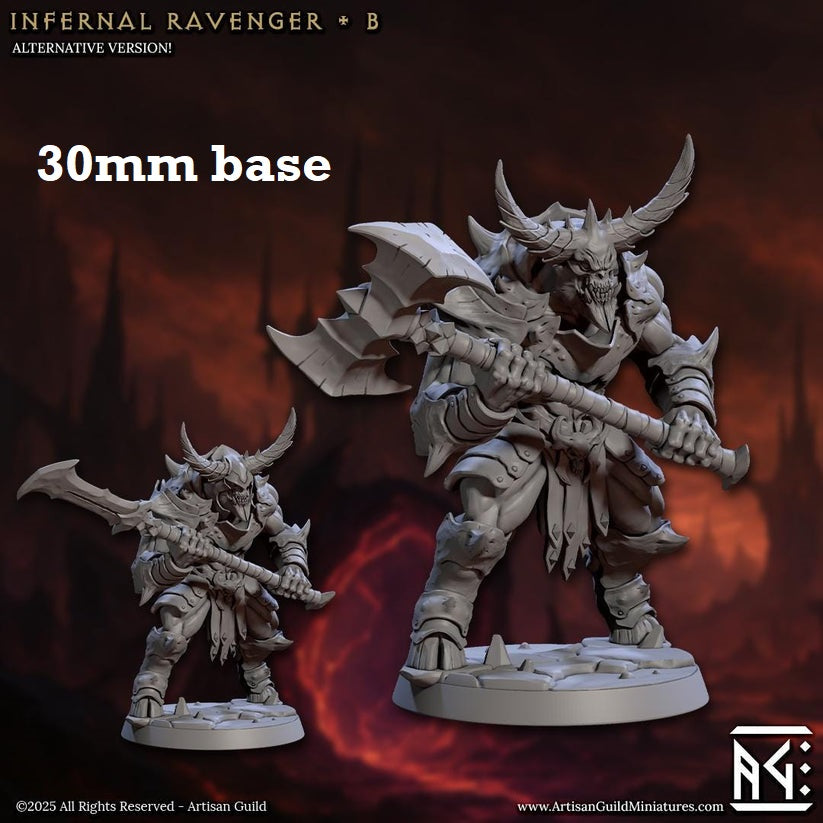 Infernal Ravager: Sculpt B (Demon Warrior)