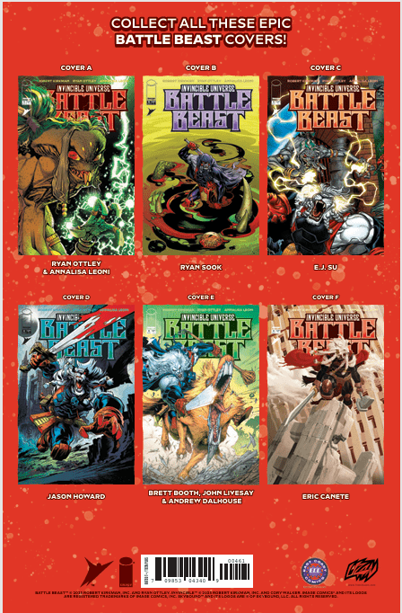 Invincible Battle Beast #4 FOIL - ECC Exclusive Franck Uzan Variant