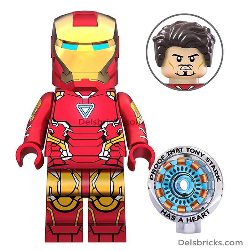 Iron Man Avengers Tony Stark Lego Minifigures Custom Toys 2