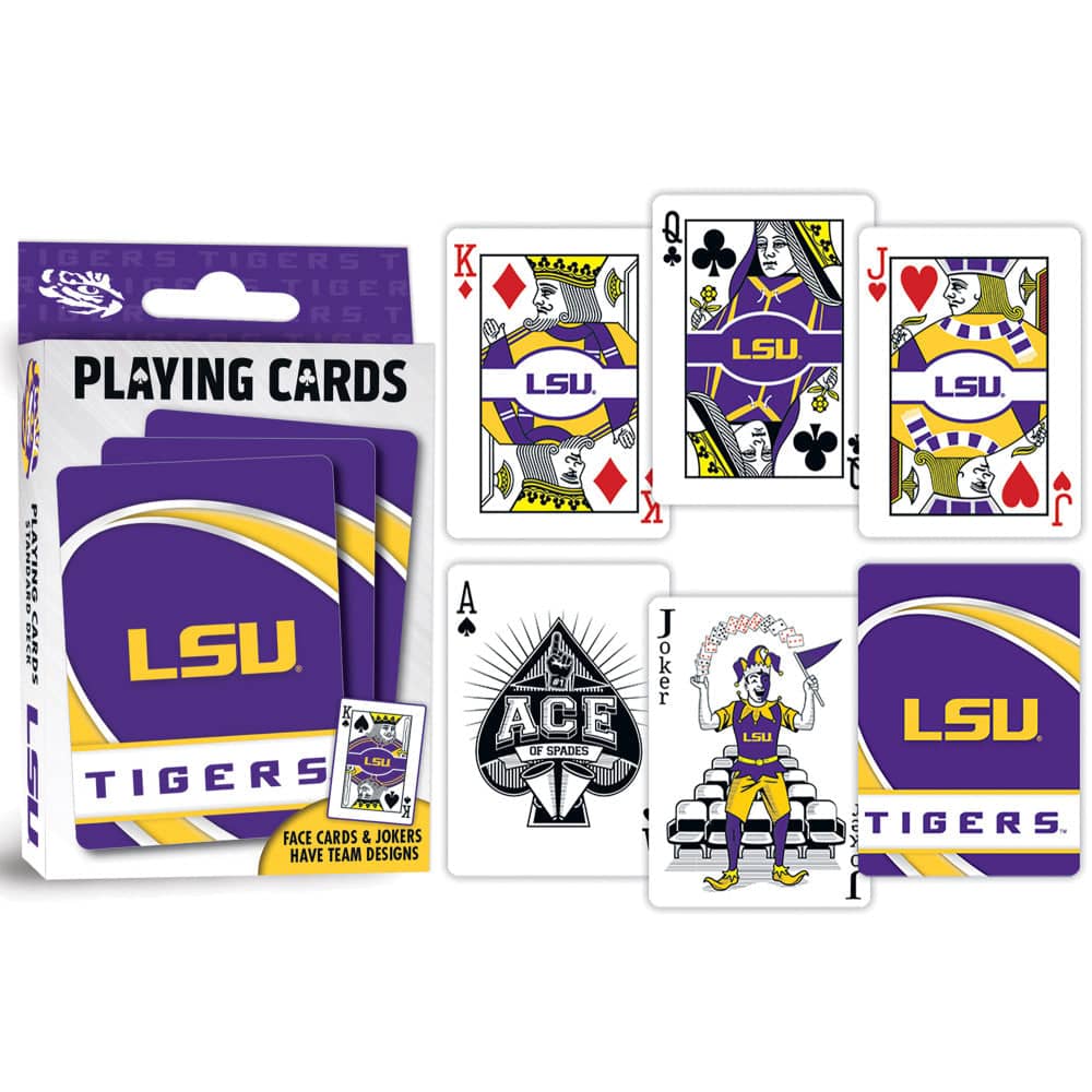LSU Tigers Playing Cards - 54 Card Deck
