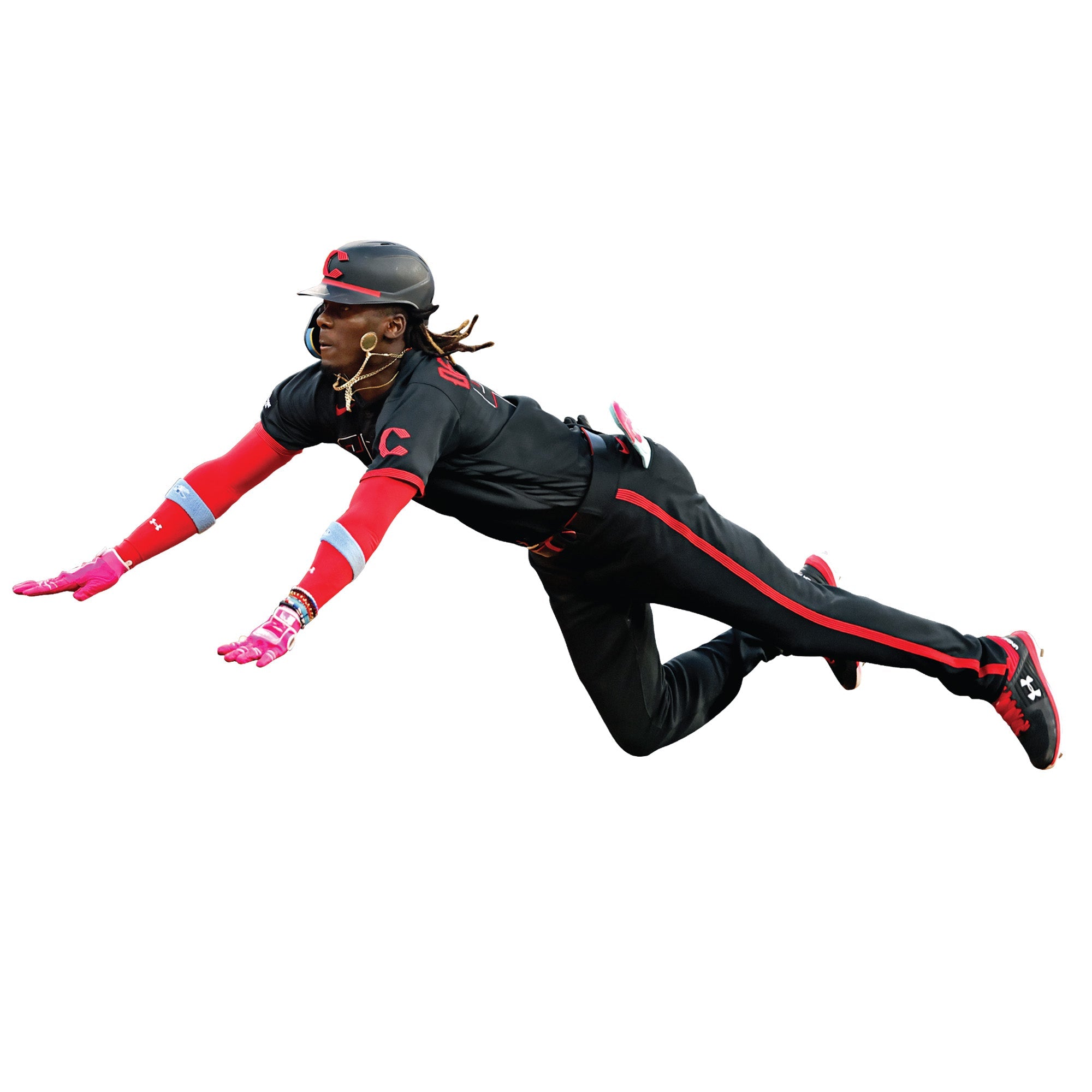 Elly De La Cruz - RealBig Slide Collection - Official MLB - Cincinnati Reds - Reusable Vinyl Wall Decals