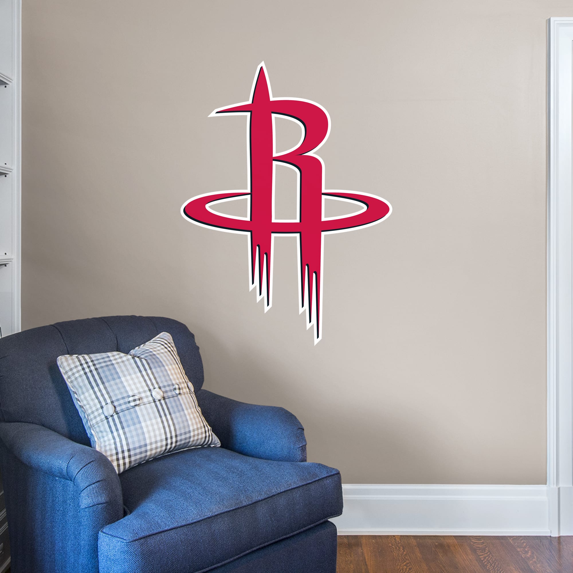 Houston Rockets - RealBig Logo Collection - Official NBA - Reusable Vinyl Wall Decals
