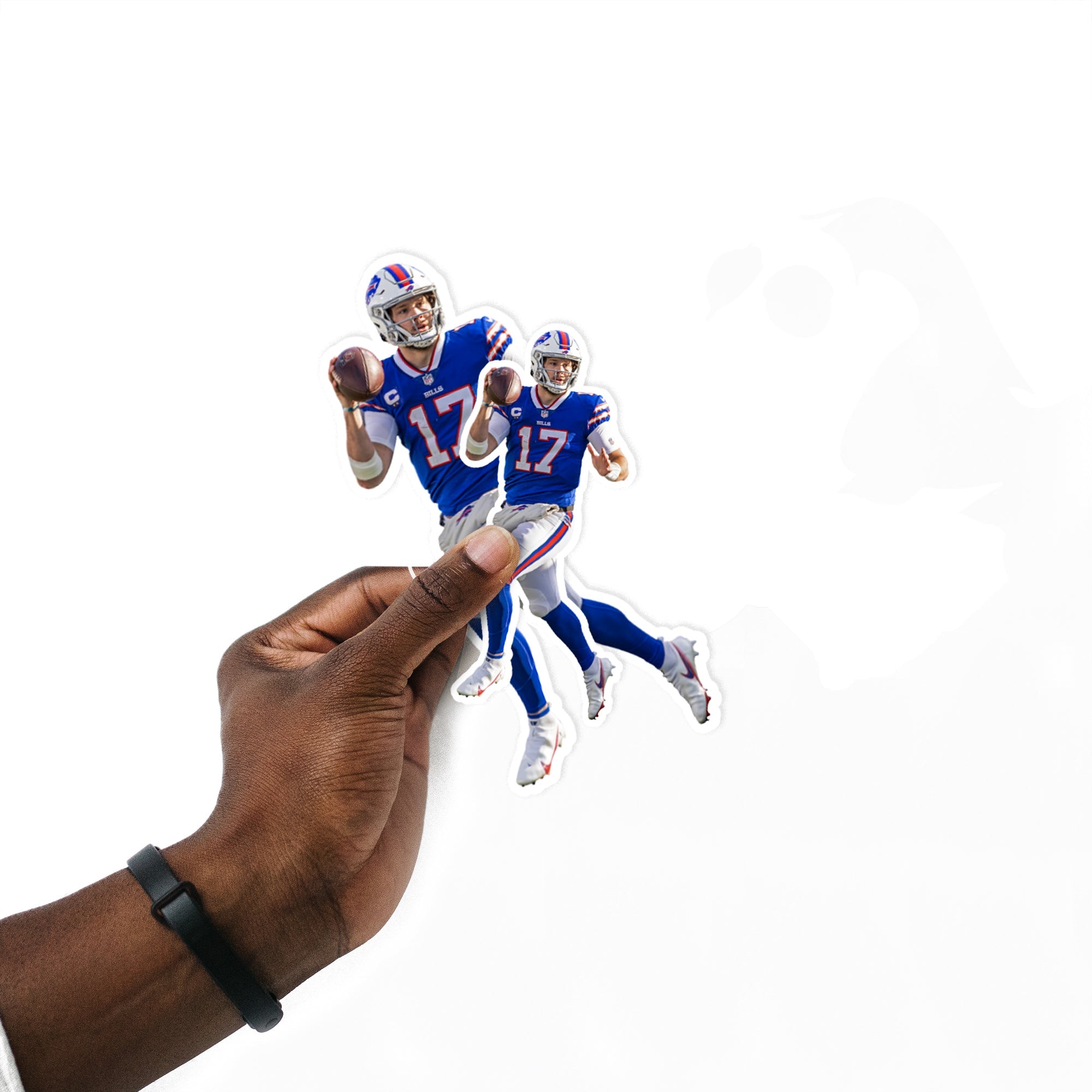 Josh Allen - 5 Player Minis (Mixed Sizes) - Official NFL - Buffalo Bills - Reusable Vinyl Decals