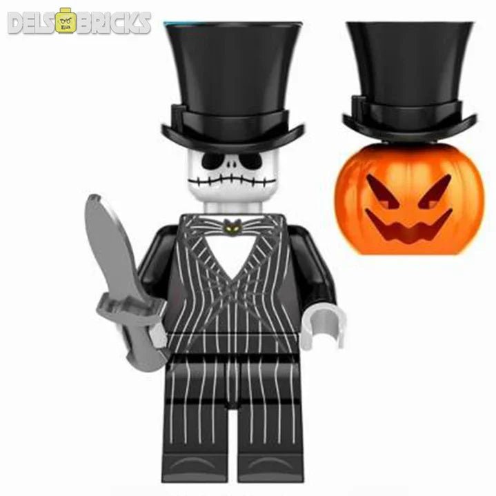Jack Skellington Nightmare Before Christmas Lego Minifigures Custom Toys