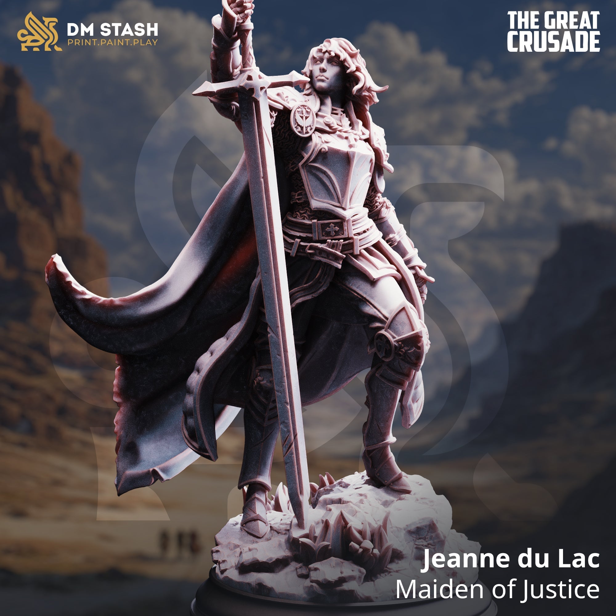 Jeanne du Lac, Maiden of Justice (Female Human Paladin)