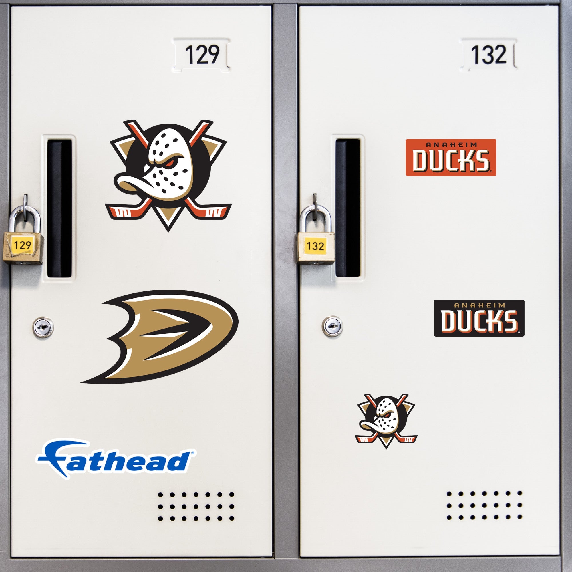 Anaheim Ducks - 5 Logo Minis (Mixed Sizes) - Official NHL - Reusable Vinyl Decals #2