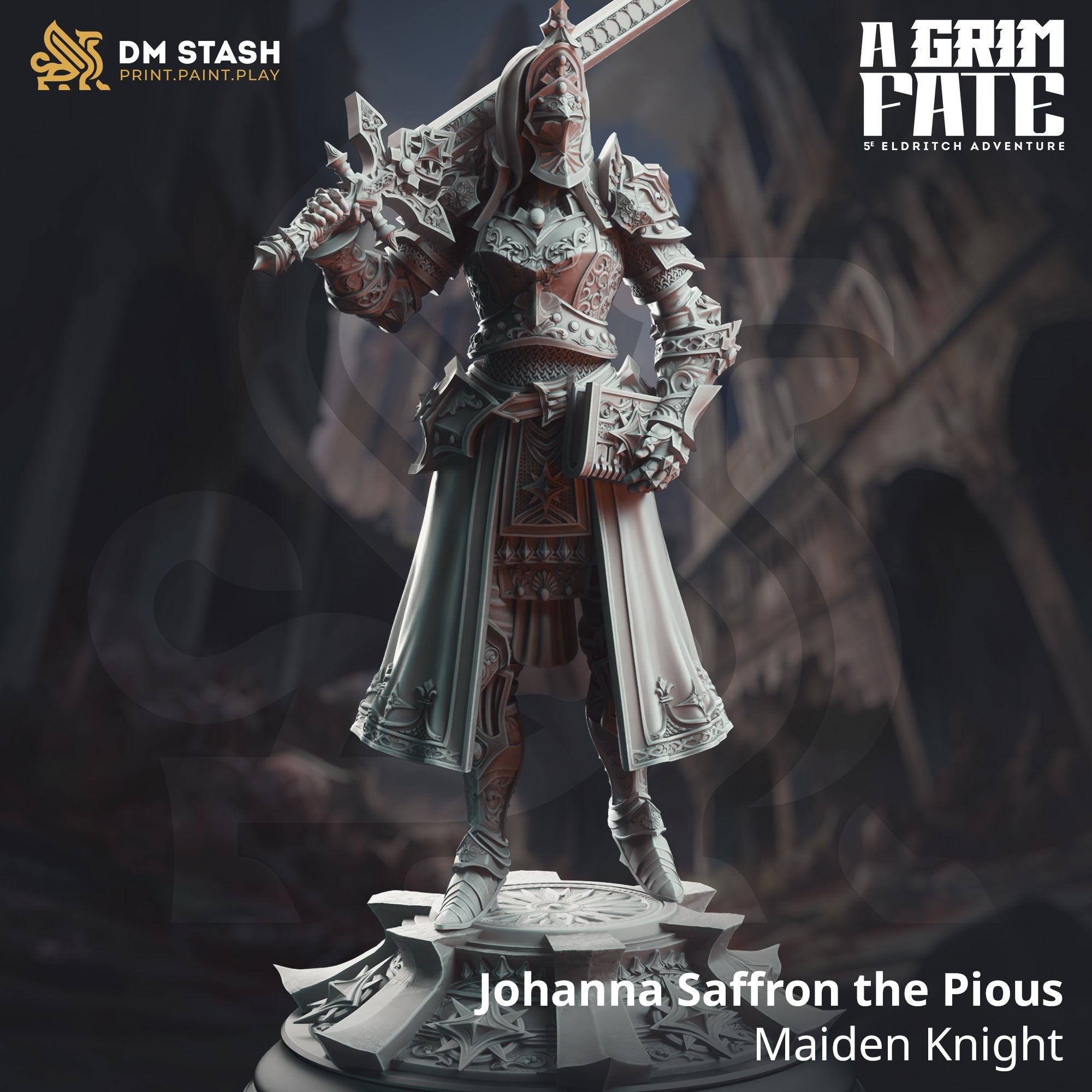 Johanna Saffron the Pious, Maiden Knight (Female Human Paladin)
