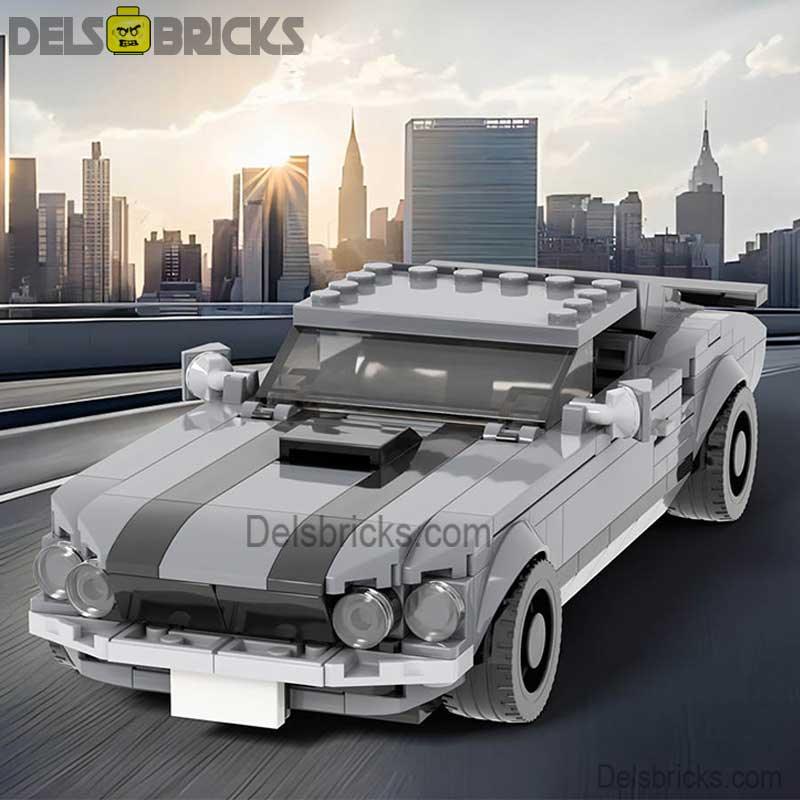John Wick's Classic Mustang Toy car Lego Minifigures Custom Building Block Toys