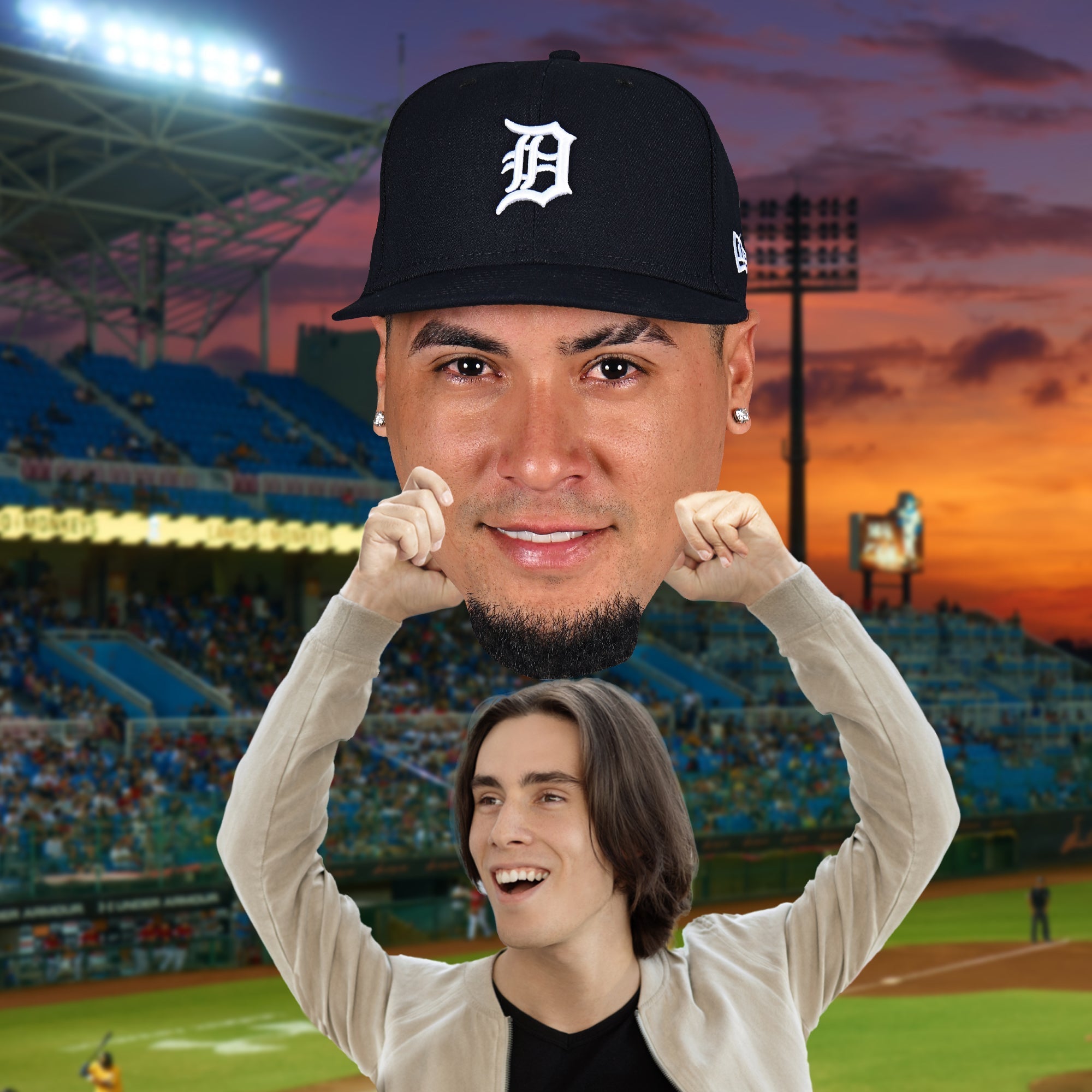 Javier Báez - Big Head - Official MLB - Detroit Tigers - Foam Core Cutout