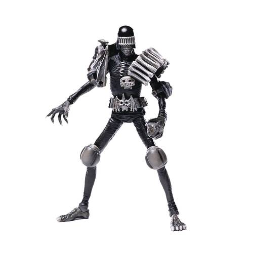 Judge Dredd Black And White Judge Death PX 1/18 Mini Action Figure