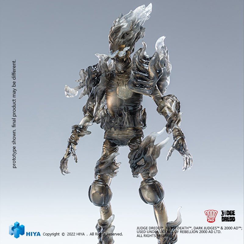 Judge Dredd Fire Black & White PX 1/18 Mini Action Figure